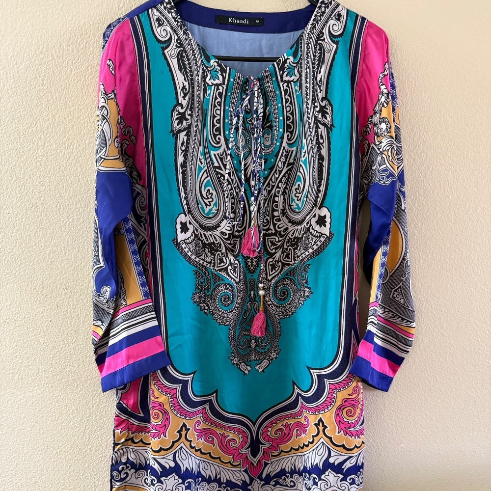 Pakistani/ Indian Desi Silk Kurta